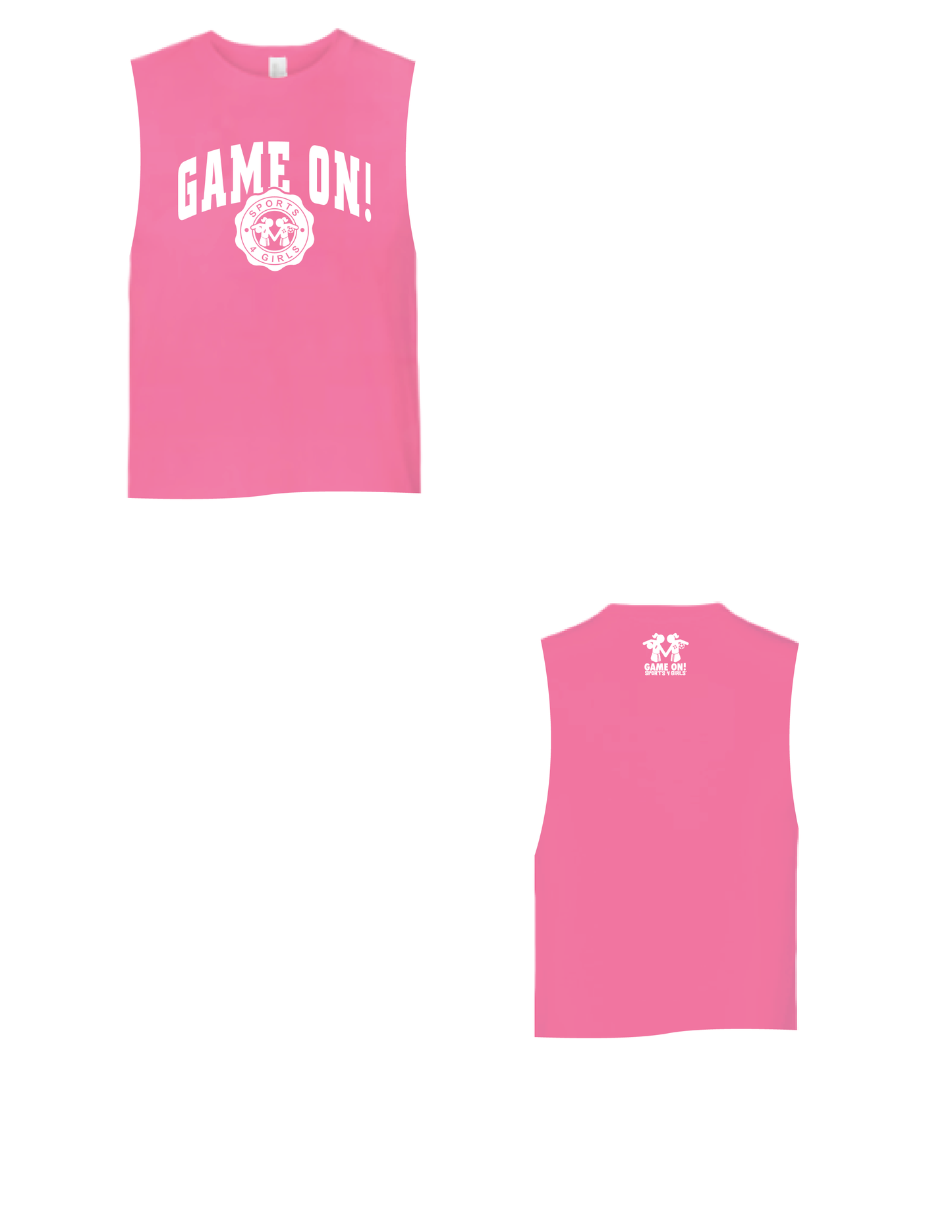 GAME ON! Pink Athletic Club Tee