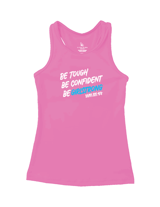 GAME ON! Pink Girlstrong Athletic Tank