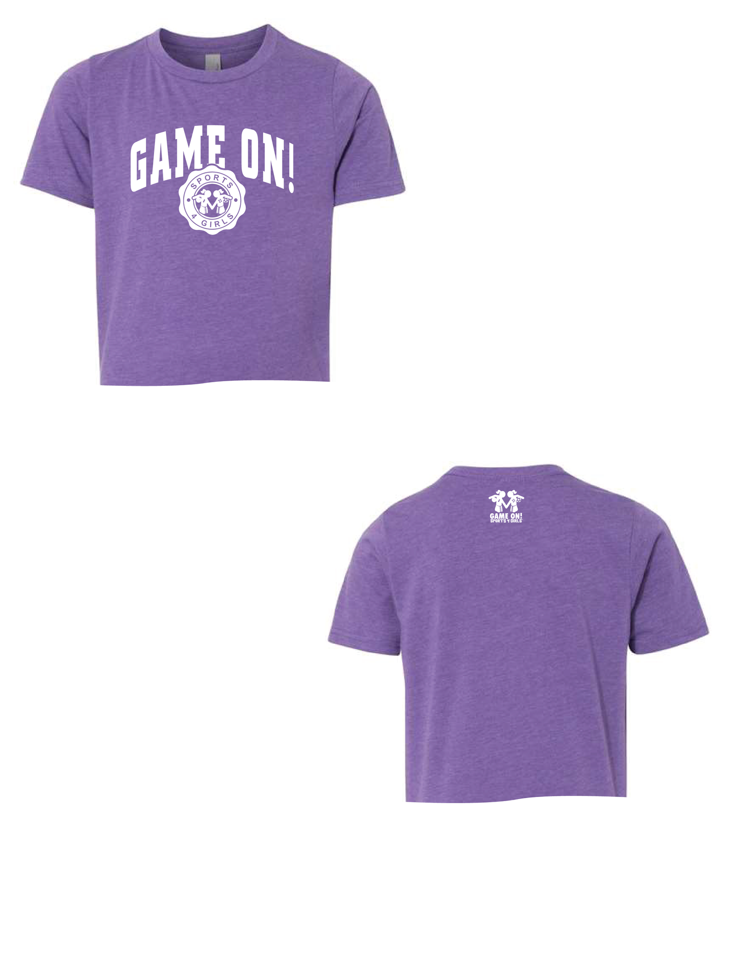 GAME ON! Purple Athletic Club Tee