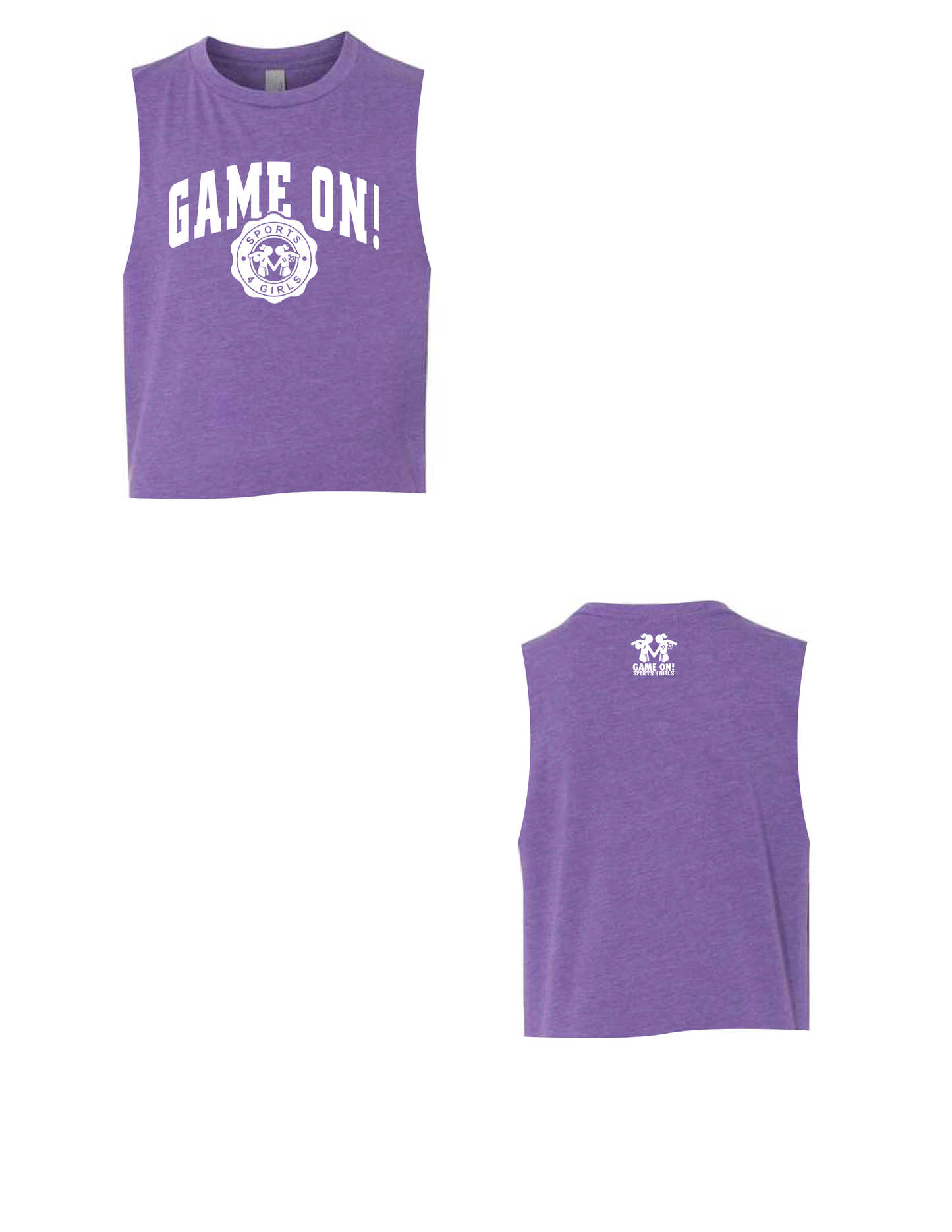 GAME ON! Purple Athletic Club Tee