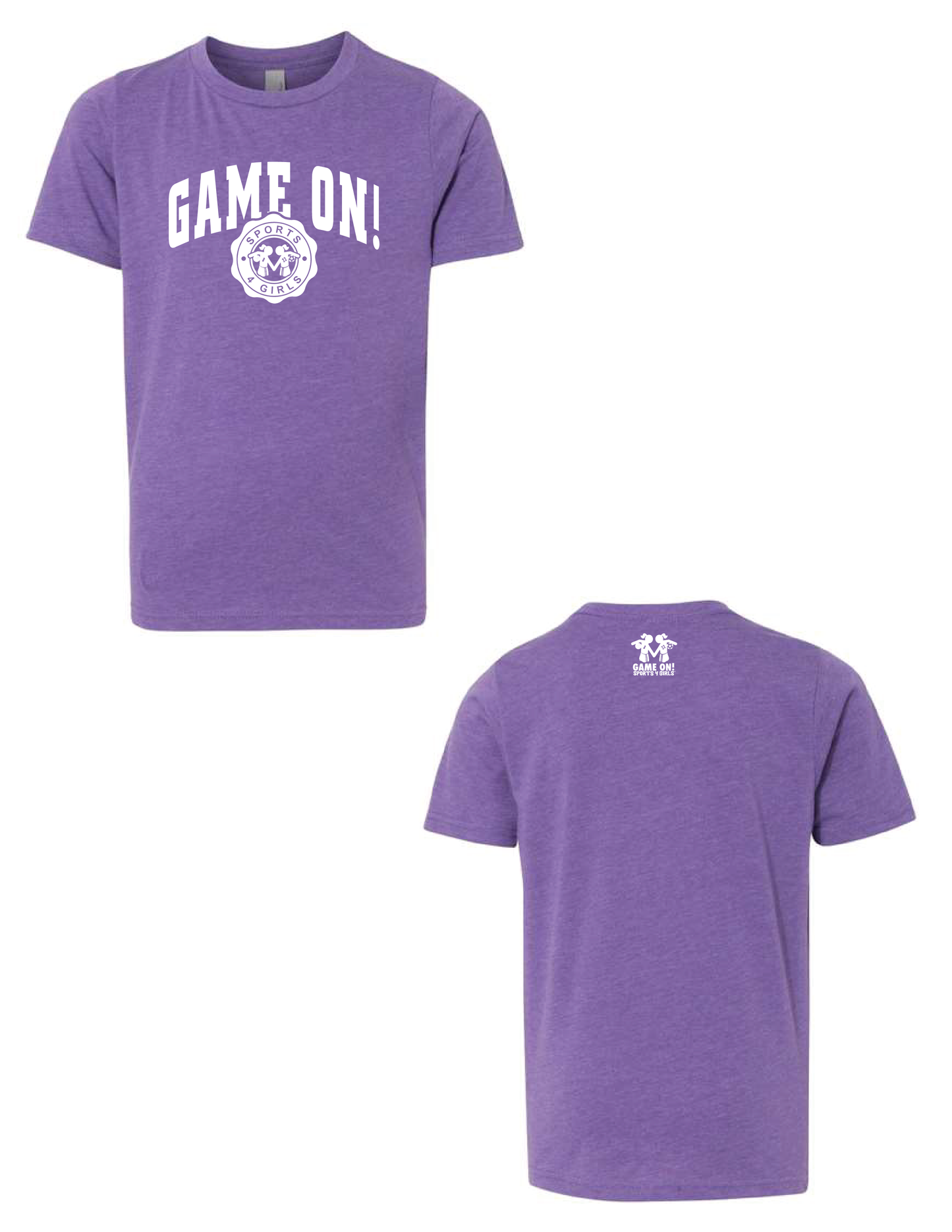 GAME ON! Purple Athletic Club Tee