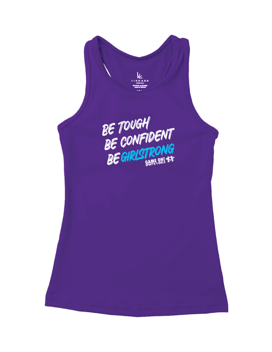 GAME ON! Purple Girlstrong Athletic Tank