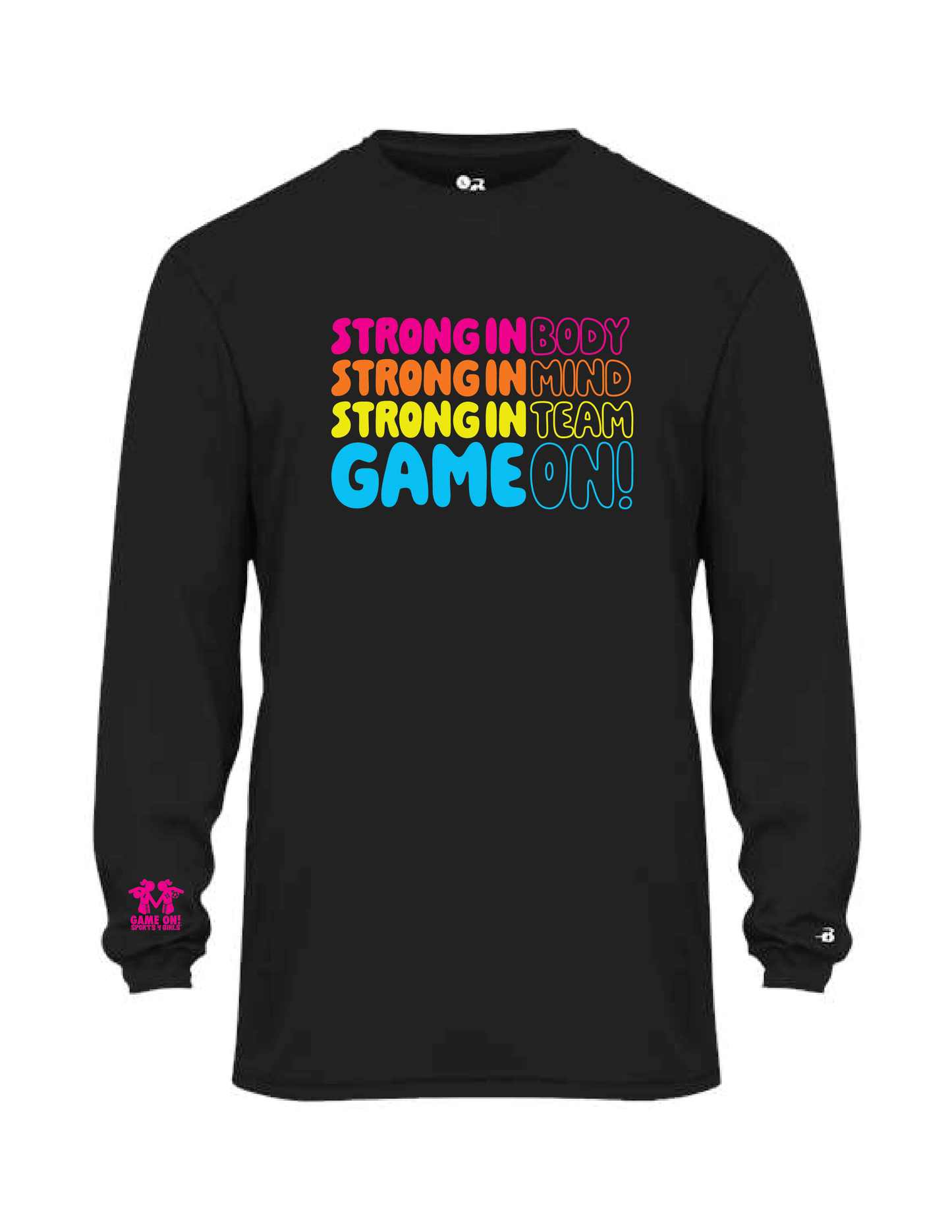 GAME ON! Rainbow Dri Fit Long Sleeve Tee