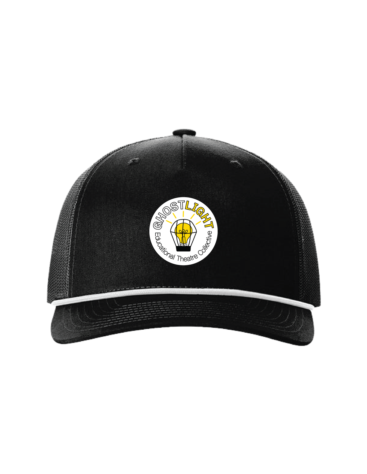 GHOSTLIGHT Embroidered Logo Rope Trucker Hat