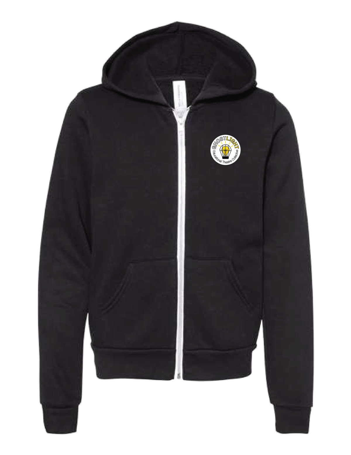 GHOSTLIGHT Embroidered Logo Zip Up