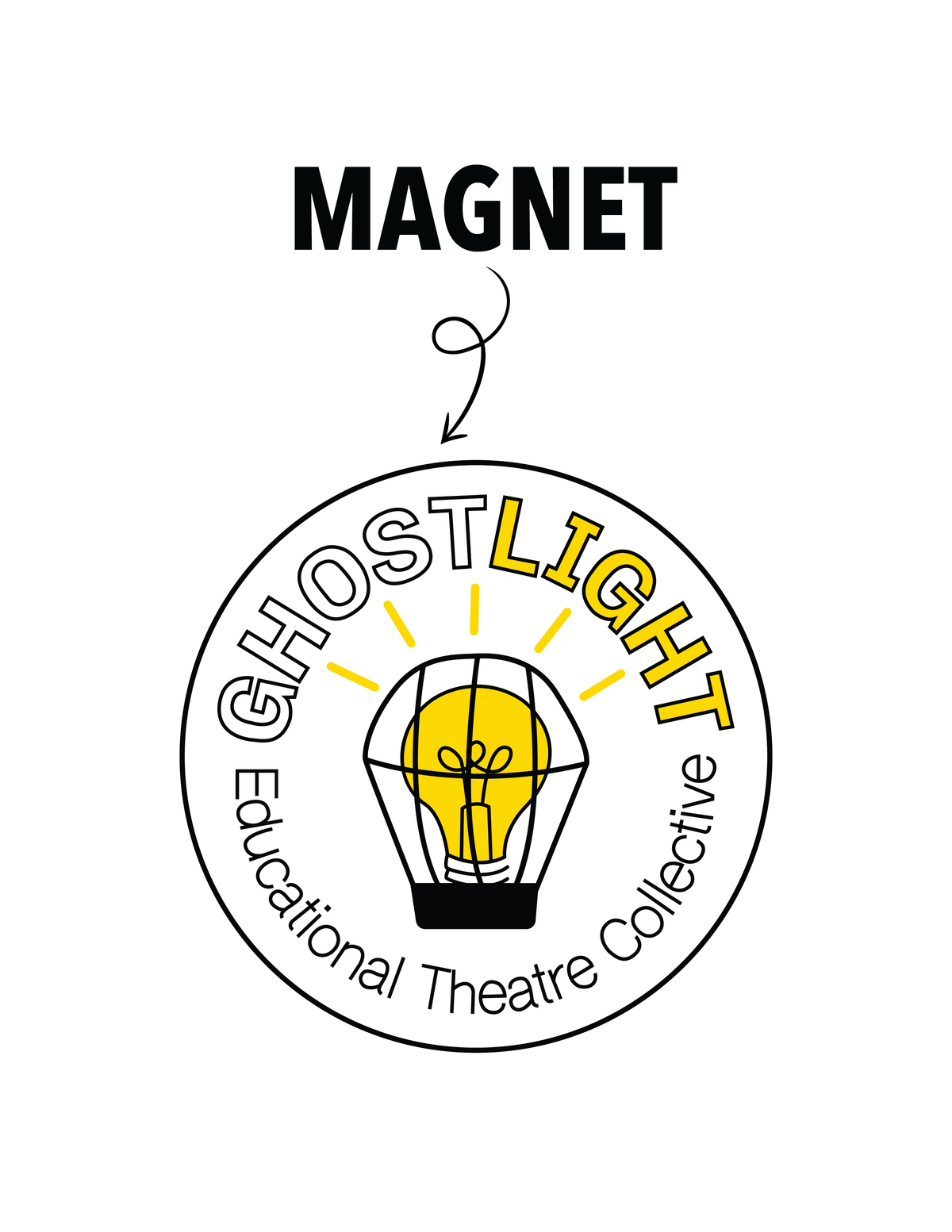 GHOSTLIGHT Logo Magnet