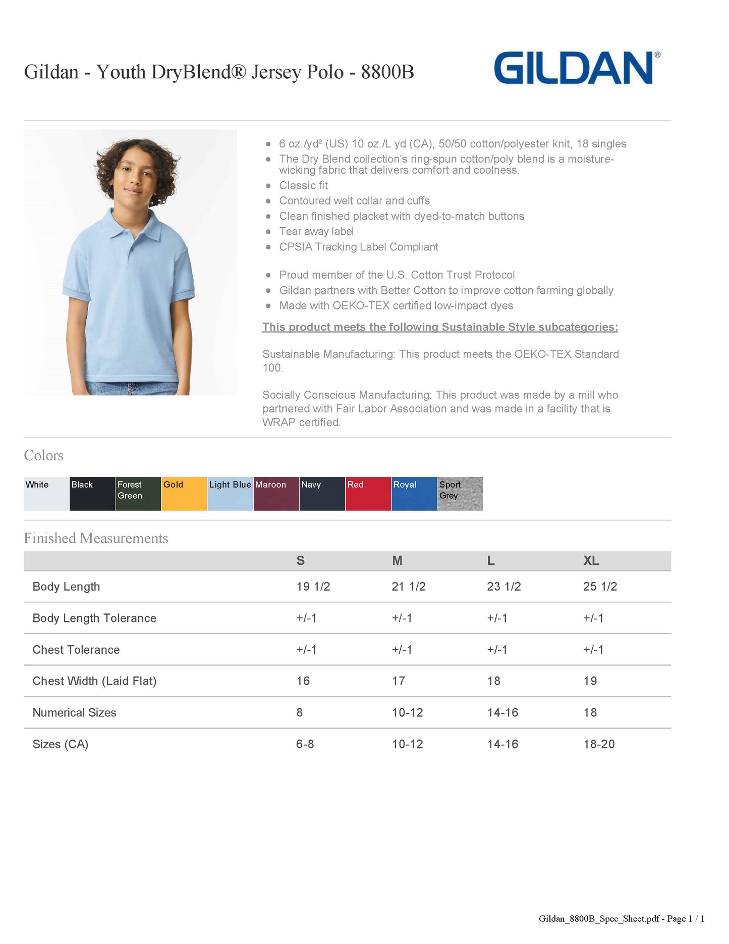 LBMS SCIENCE OLYMPIAD Navy Polo