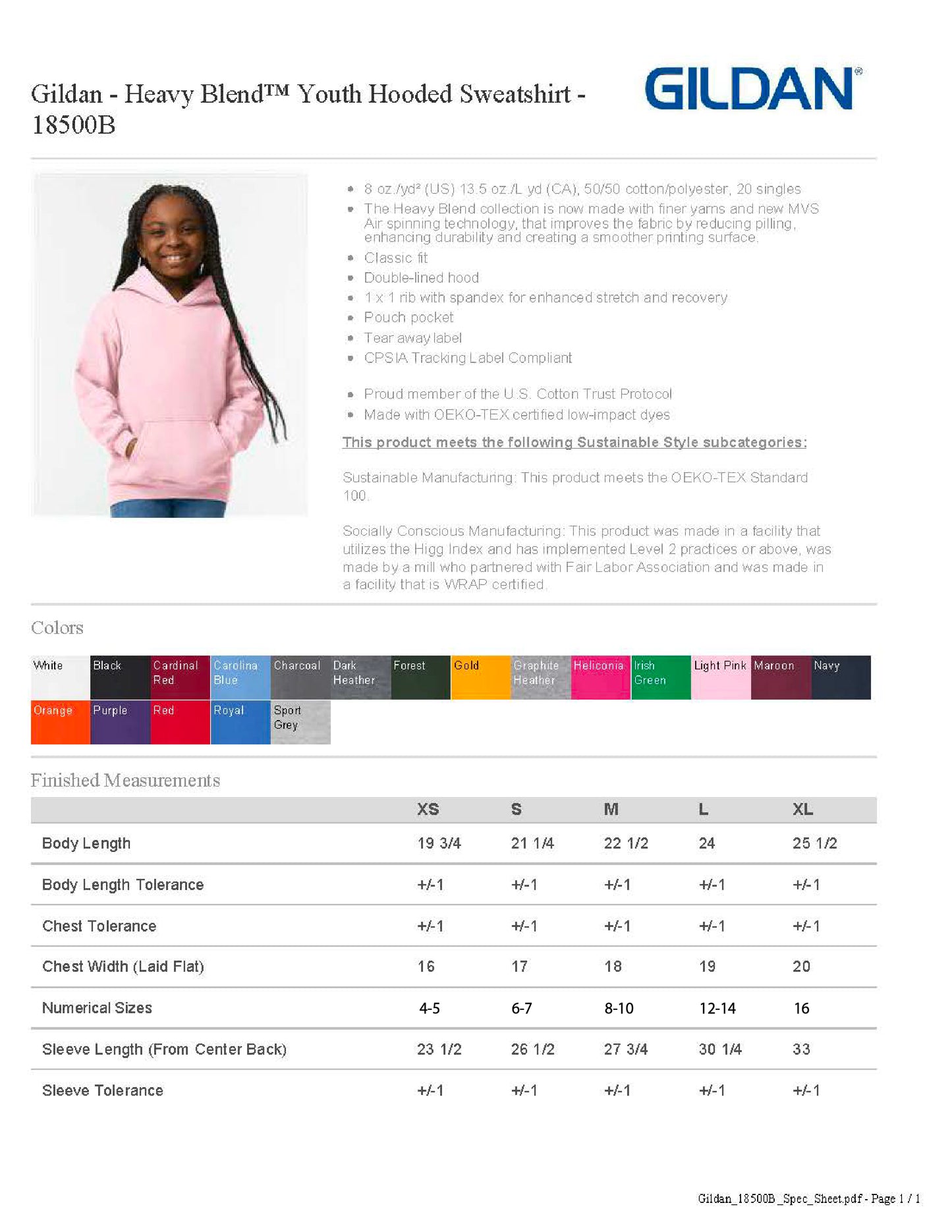 MCCLURE INCOMING 6TH GRADE Campus Hooded Pullover