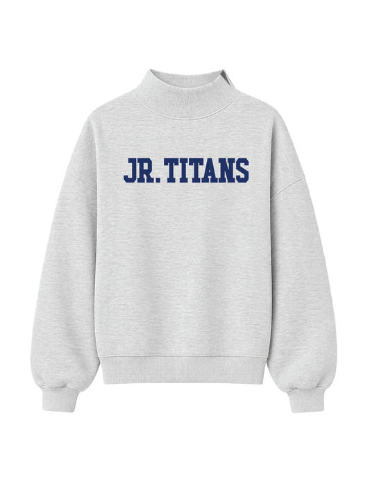 GLENVIEW JR. TITANS GIRLS FLAG Block Mock Neck