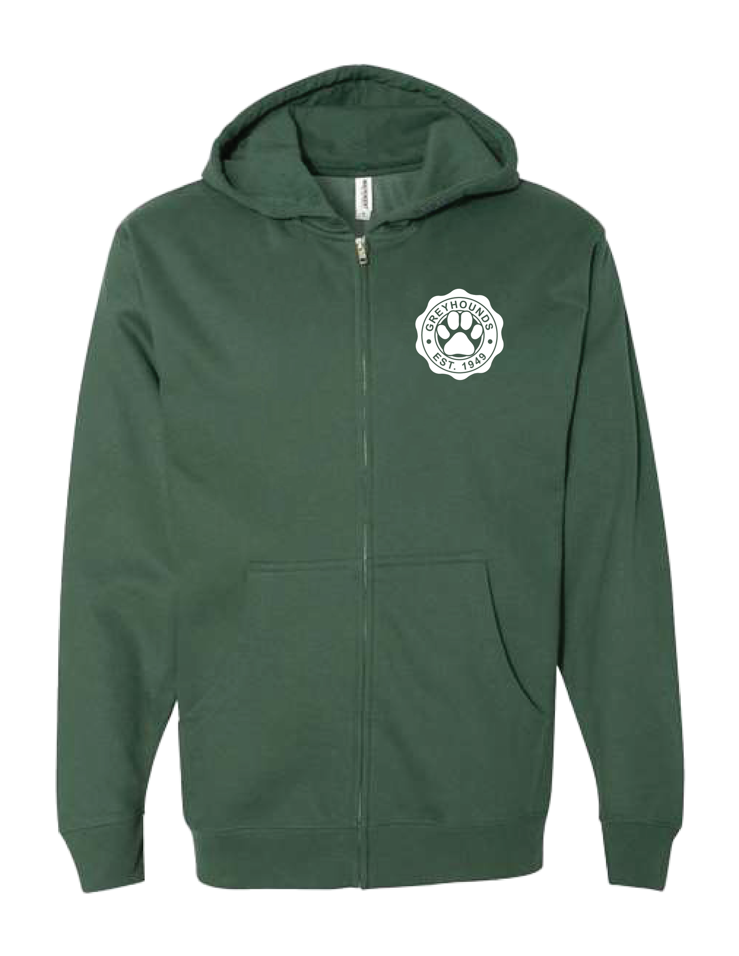 GREENBRIAR Athletic Club Circle Zip Up