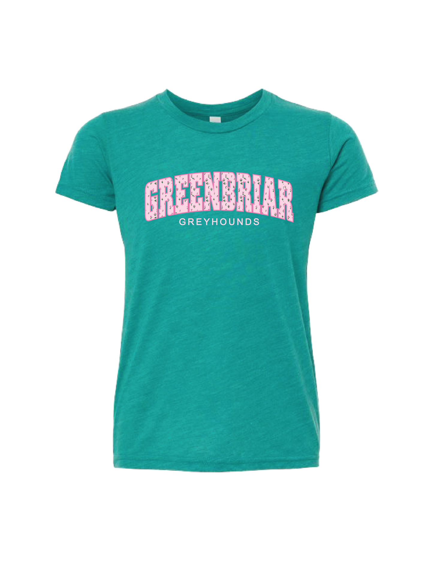 GREENBRIAR Floral Campus Tee