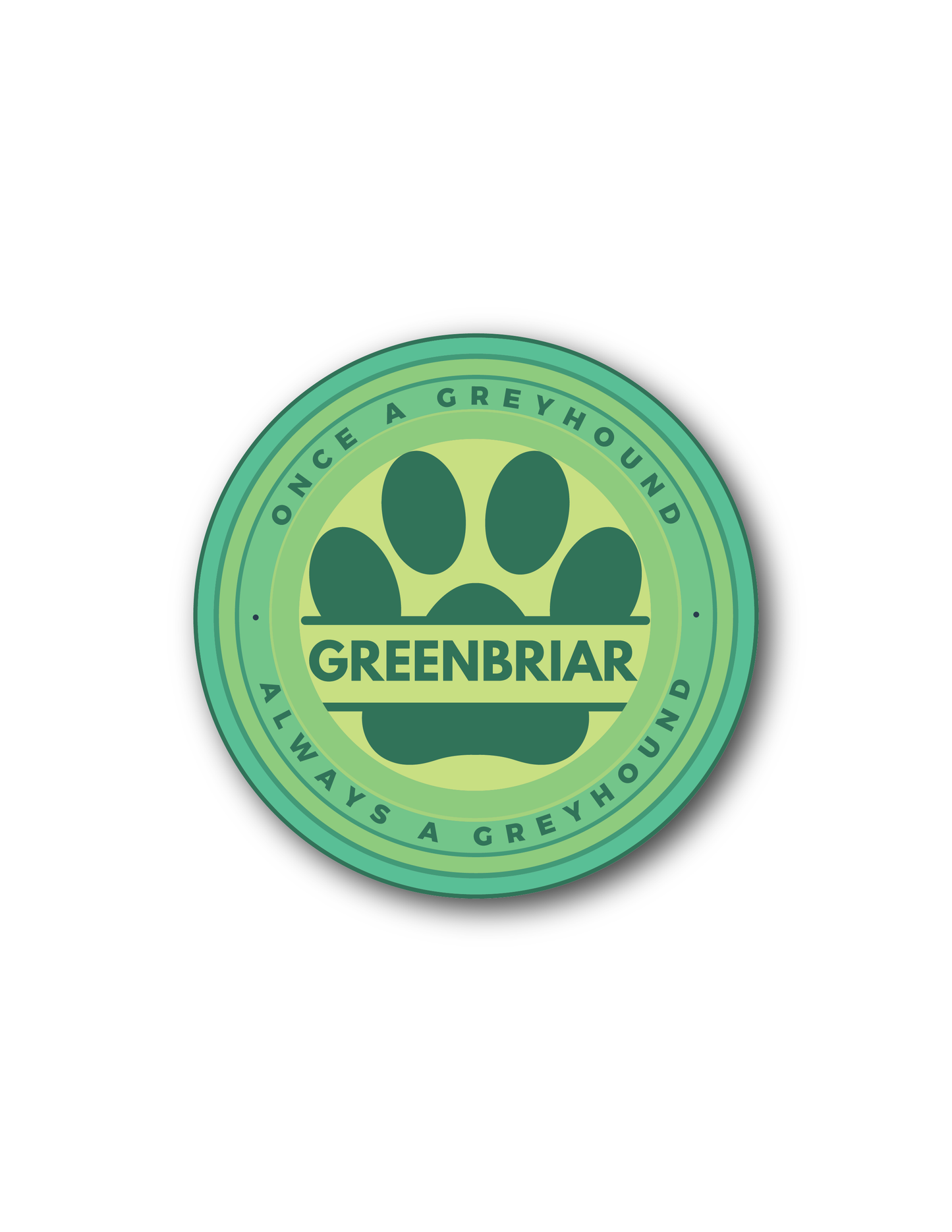 GREENBRIAR Logo Magnet