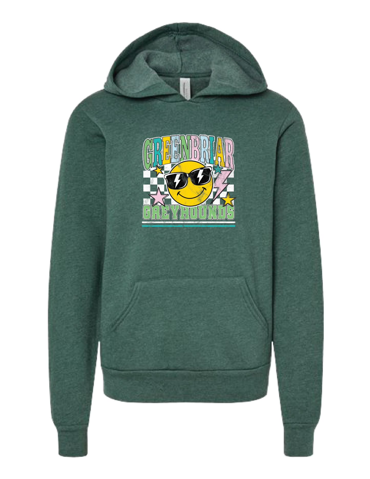 GREENBRIAR Vintage Checker Hooded Pullover