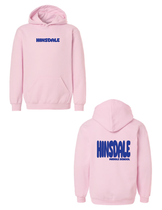 HINSDALE MIDDLE SCHOOL Pop Hooded Pullover