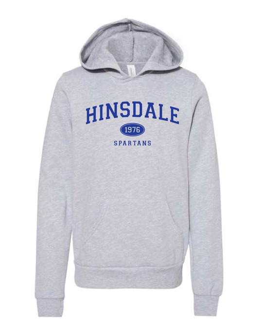 HINSDALE MIDDLE SCHOOL Prep Hooded Pullover