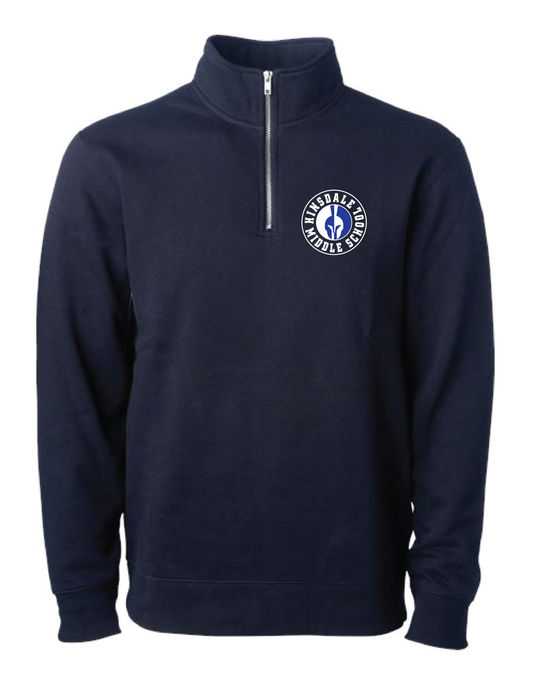 HINSDALE MIDDLE SCHOOL Vintage Mascot Quarter Zip