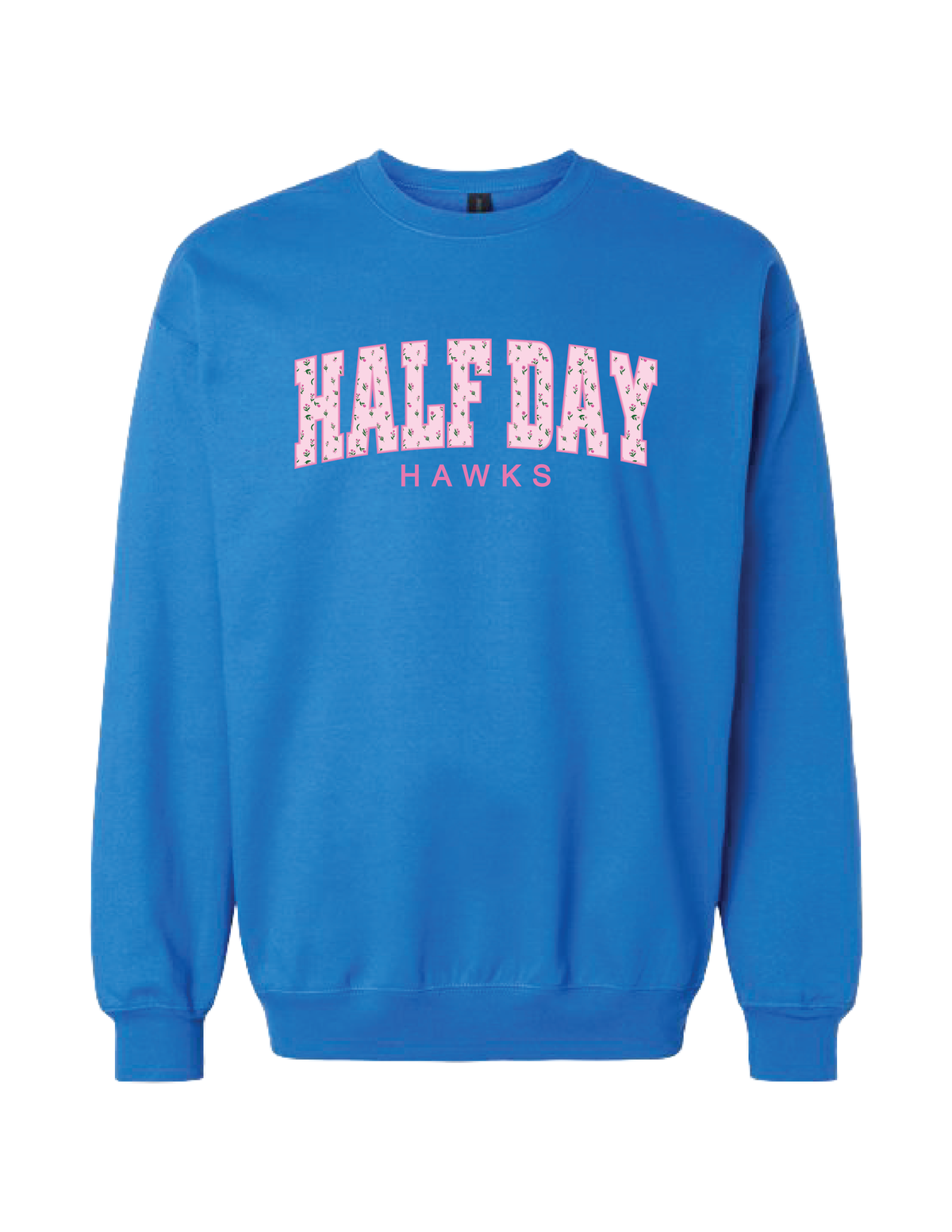 HALF DAY Floral Campus Crew Neck