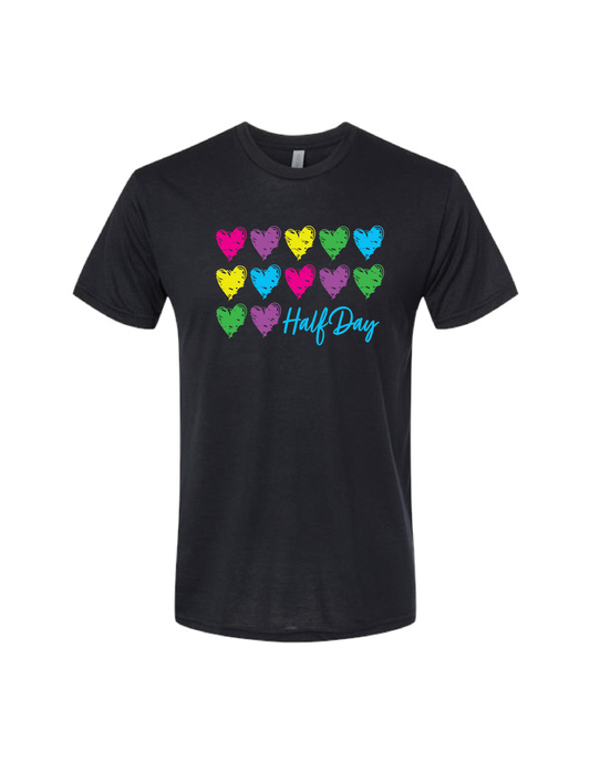 HALF DAY Neon Hearts Tee