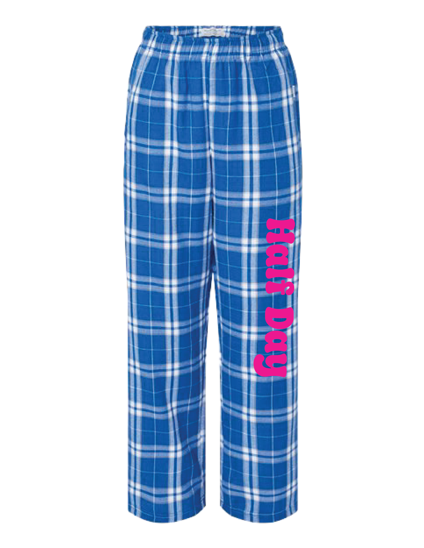 HALF DAY Pink Bubble Flannel Pants