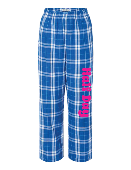 HALF DAY Pink Bubble Flannel Pants