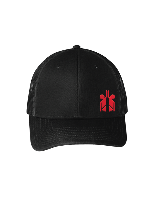 HI-FIVE SPORTS Red Logo Embroidered Baseball Hat