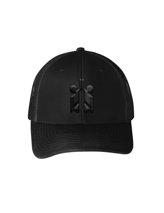 HI FIVE SPORTS Monochrome Logo Puff Embroidered Baseball Hat