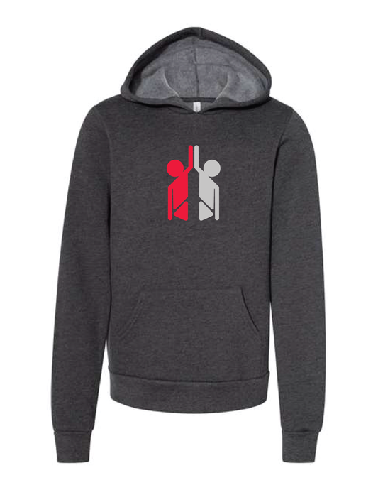 HI-FIVE SPORTS Charcoal Logo Hooded Pullover