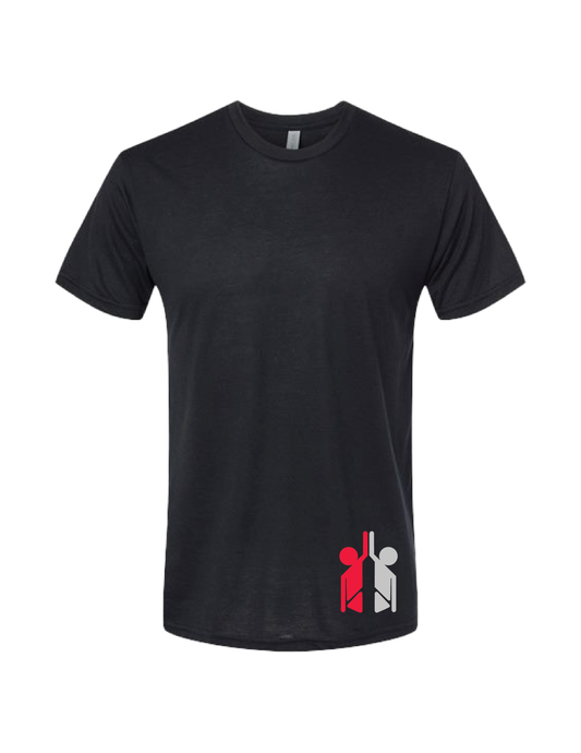 HI-FIVE SPORTS Black Corner Logo Tee