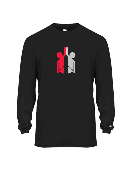 HI-FIVE SPORTS Logo Dri Fit Long Sleeve Tee