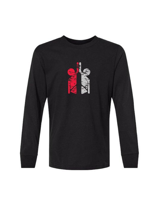 HI-FIVE SPORTS Vintage Logo Cotton Long Sleeve Tee