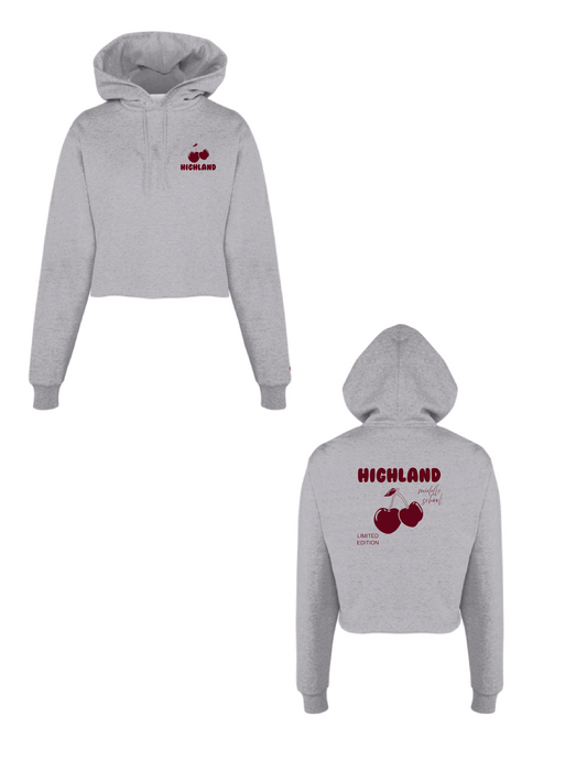 HIGHLAND Boxy Cherry Hooded Pullover