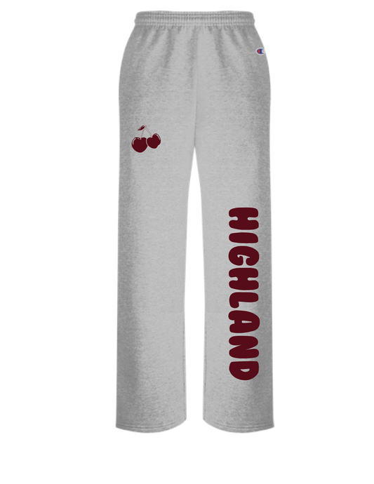 HIGHLAND Cherry Wide Leg Sweatpants