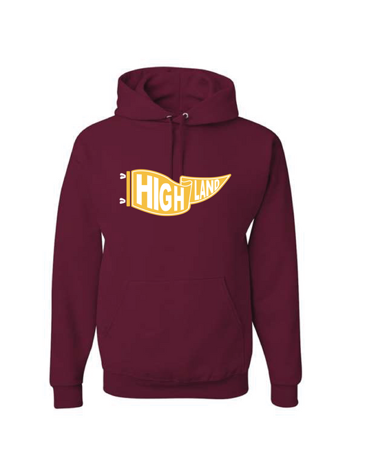 HIGHLAND Pennant Hooded Pullover