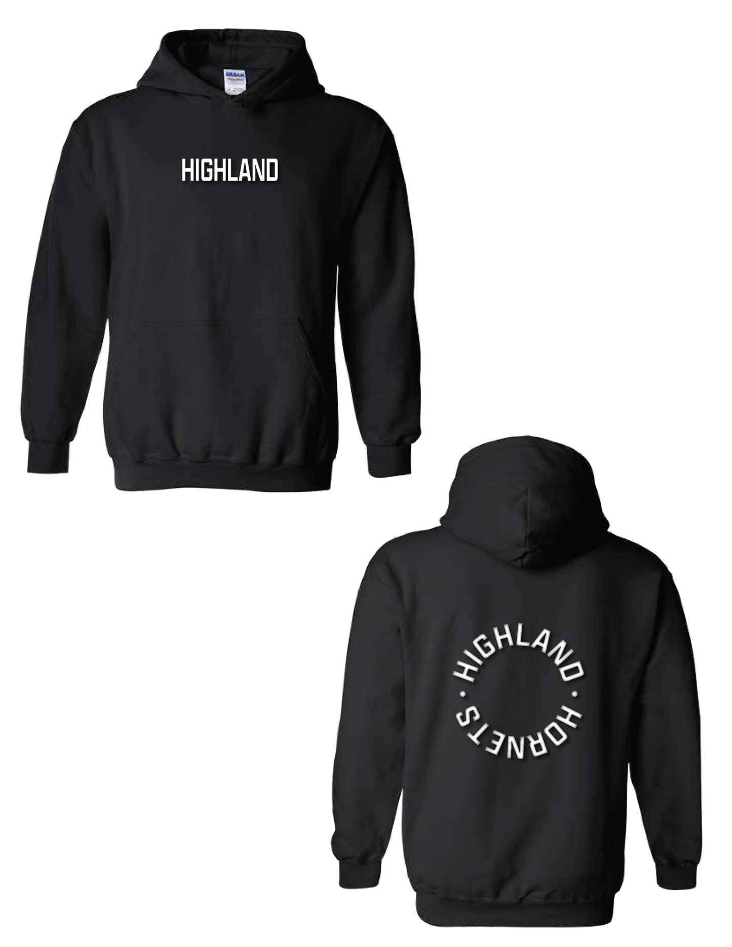 HIGHLAND Circle Puff Hooded Pullover