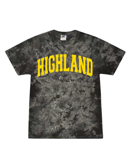 HIGHLAND Collegiate Tie Dye Tee