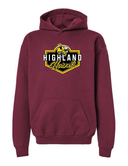 HIGHLAND Varsity Hooded Pullover