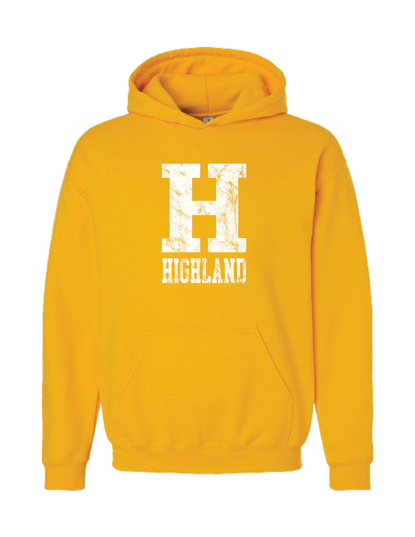 HIGHLAND Vintage H Gold Hooded Pullover