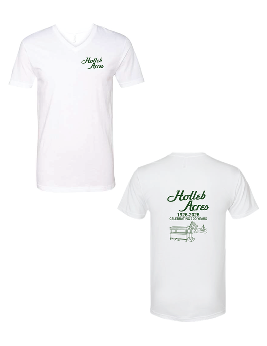 HOLLEB ACRES Bar Cart V Neck Tee