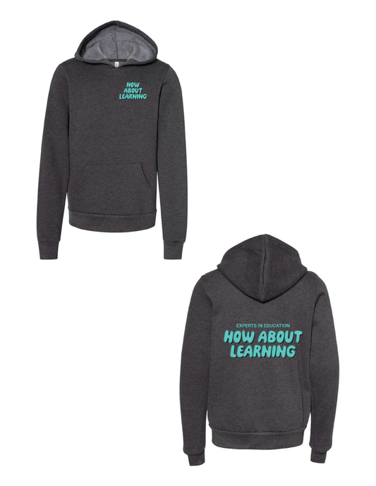 HOW ABOUT LEARNING Bubble Puff Hooded Pullover