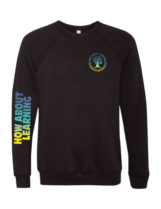 HOW ABOUT LEARNING Ombre Crew Neck