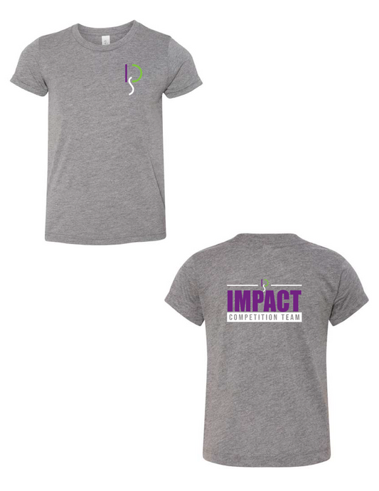 IMPACT COMPETITION TEAM Logo Grey Tee