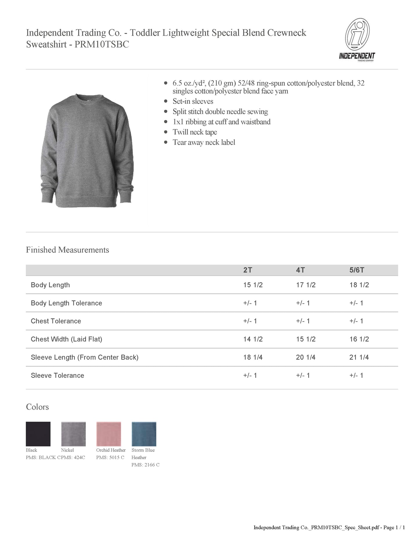 LCNS Red/White Checker Repeat Crew Neck