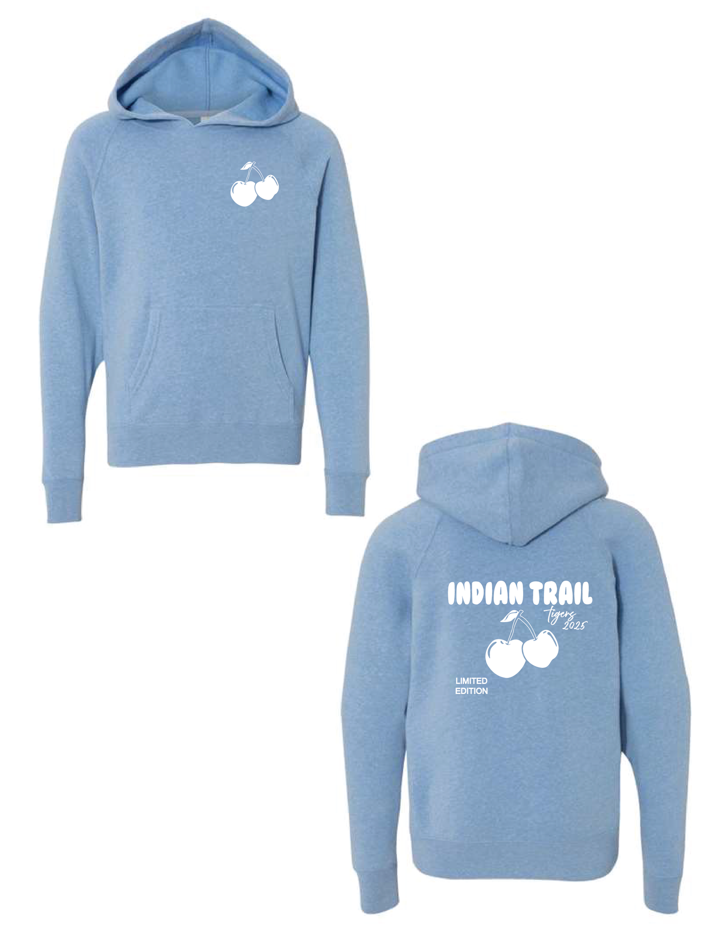 INDIAN TRAIL Cherries Hooded Pullover