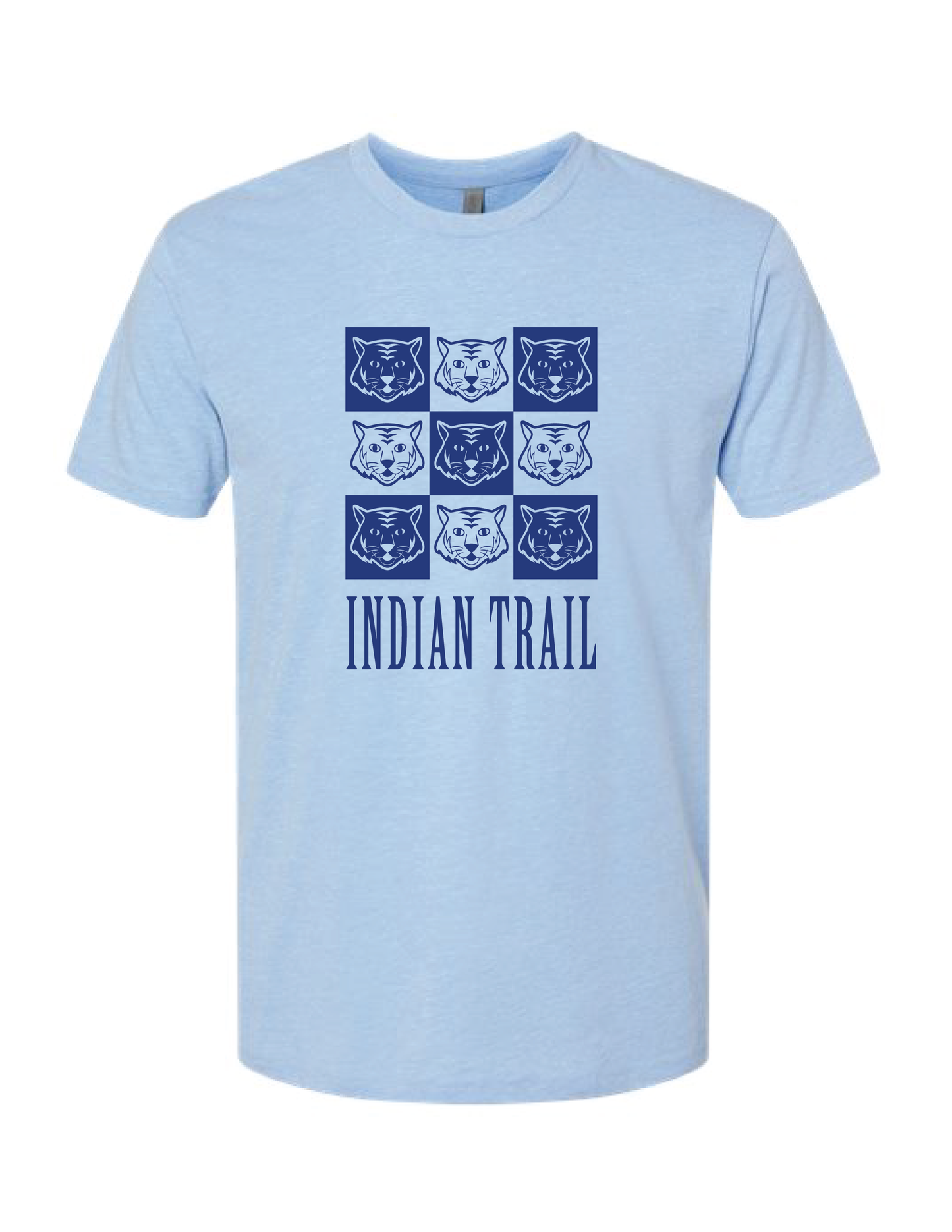 INDIAN TRAIL Mascot Checker Tee