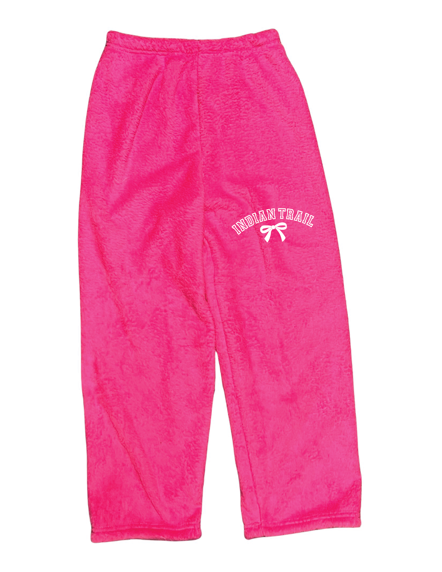 INDIAN TRAIL Campus Bow Fuzzy Pants
