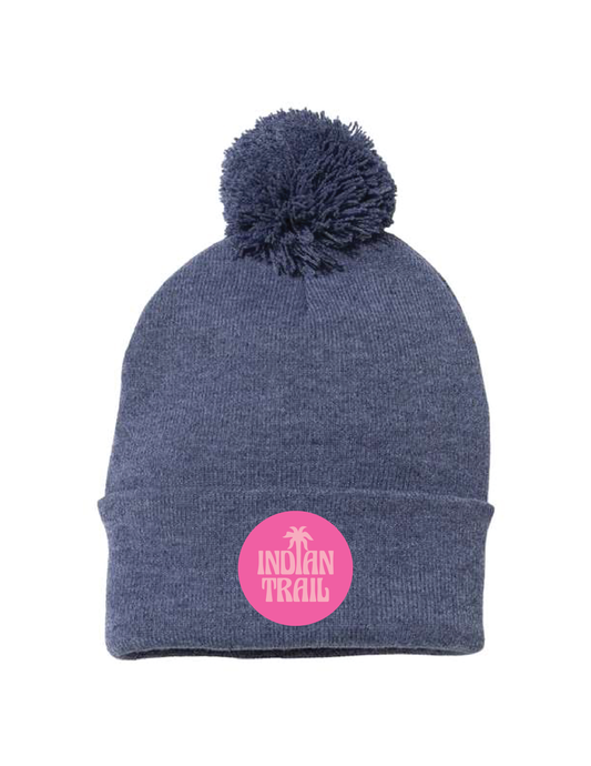 INDIAN TRAIL Palm Pom Beanie