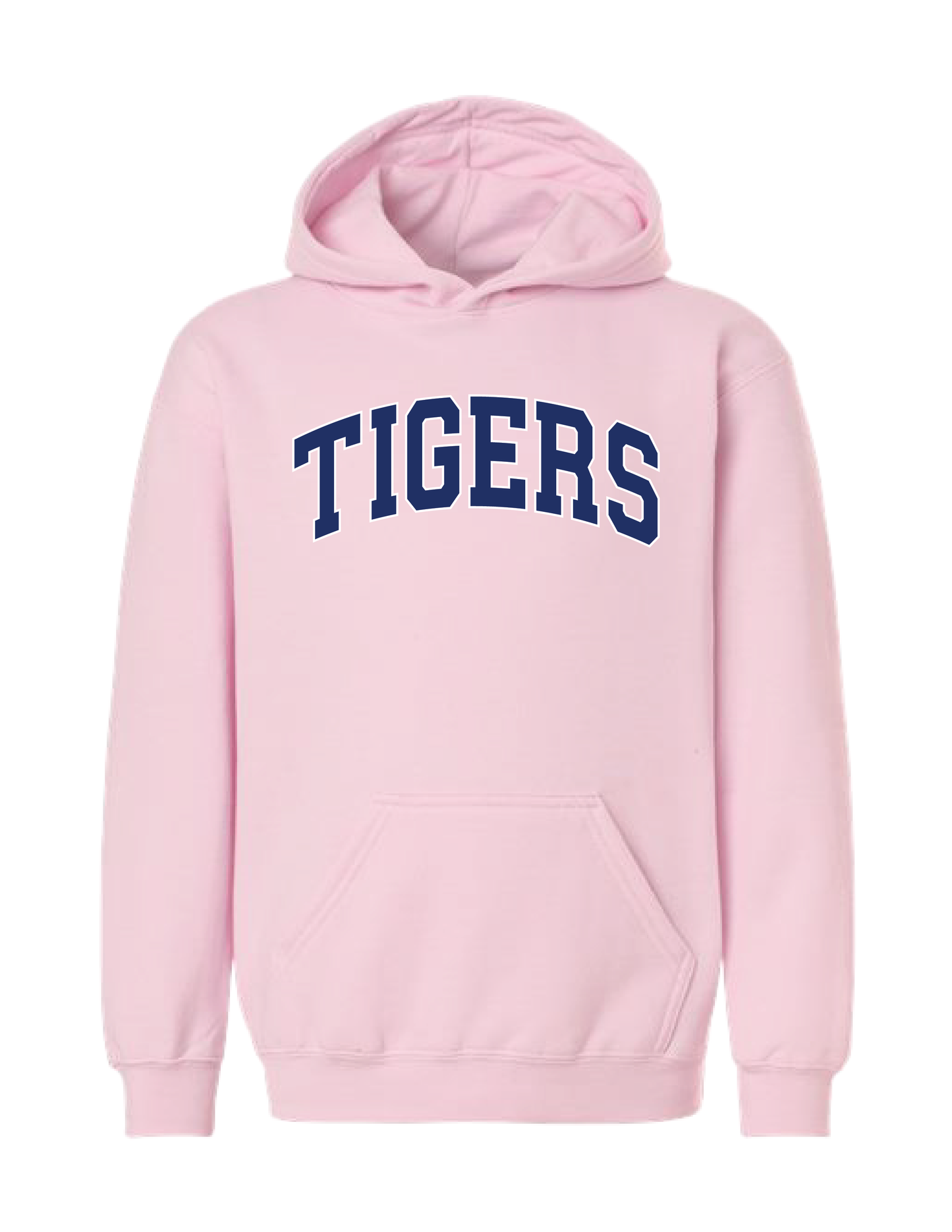 INDIAN TRAIL Tigers Pink Hooded Pullover