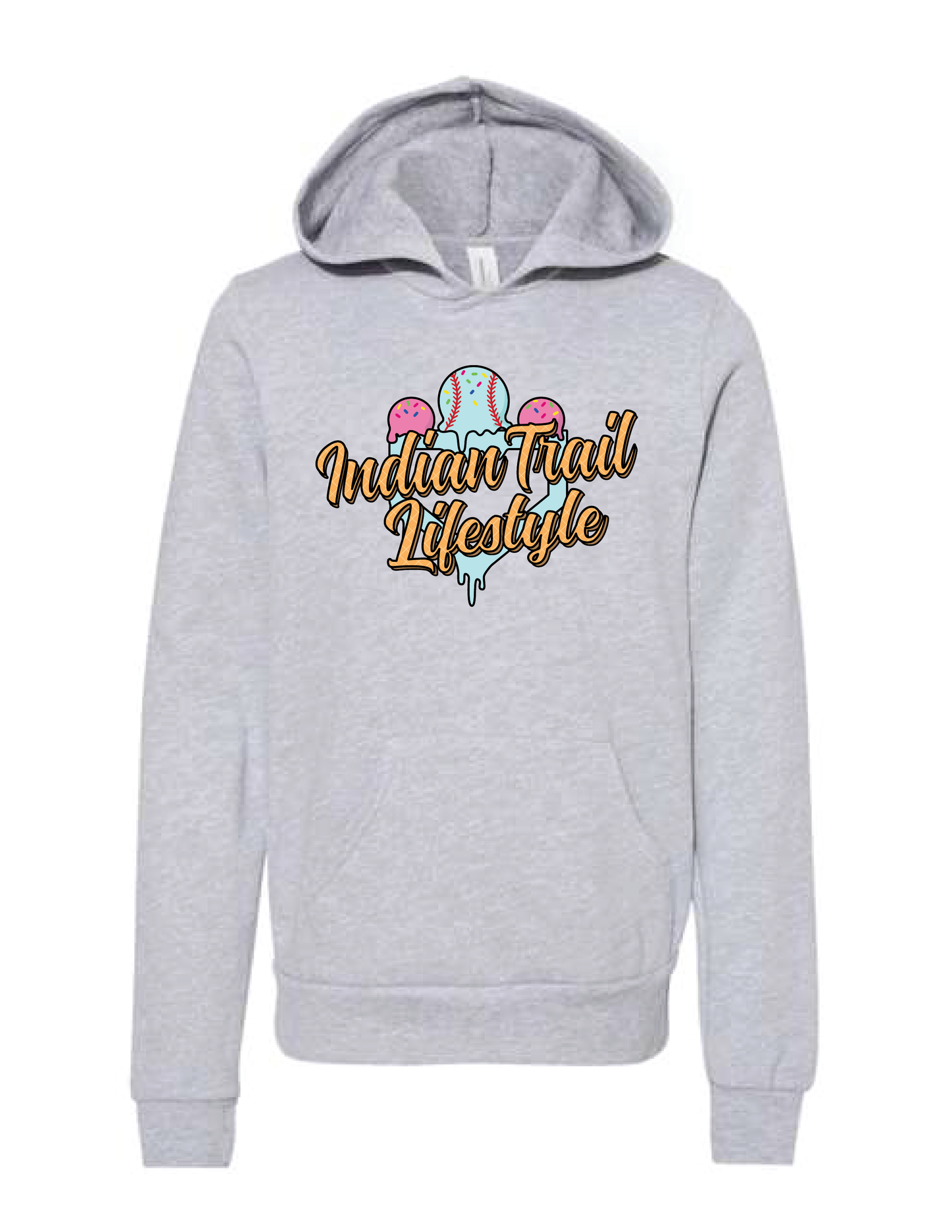 INDIAN TRAIL Waffle Cone Hooded Pullover