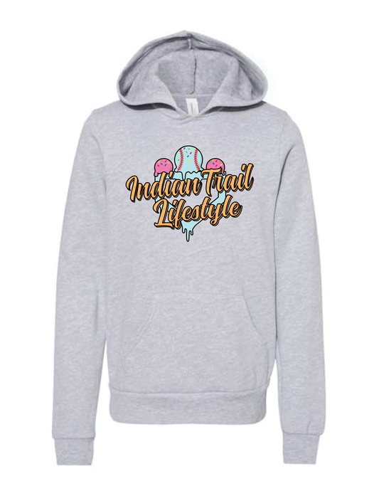 INDIAN TRAIL Waffle Cone Hooded Pullover