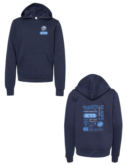 JCYS Affirmations Hooded Pullover